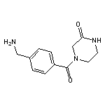 4-{[4-(aminomethyl)phenyl]carbonyl}piperazin-2-one