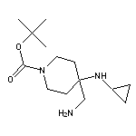 tert-butyl 4-(aminomethyl)-4-(cyclopropylamino)piperidine-1-carboxylate