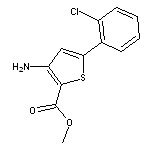 methyl 3-amino-5-(2-chlorophenyl)thiophene-2-carboxylate