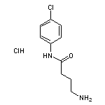 4-amino-N-(4-chlorophenyl)butanamide hydrochloride