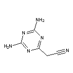 (4,6-diamino-1,3,5-triazin-2-yl)acetonitrile