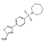 4-[4-(azepan-1-ylsulfonyl)phenyl]-1,3-thiazol-2-amine