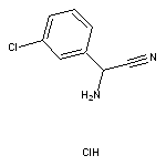 amino(3-chlorophenyl)acetonitrile hydrochloride