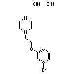 1-[2-(3-bromophenoxy)ethyl]piperazine dihydrochloride