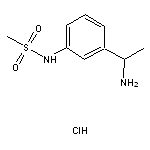 N-[3-(1-aminoethyl)phenyl]methanesulfonamide hydrochloride