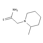 2-(2-methylpiperidin-1-yl)ethanethioamide