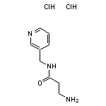 3-amino-N-(pyridin-3-ylmethyl)propanamide dihydrochloride