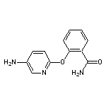 2-[(5-aminopyridin-2-yl)oxy]benzamide