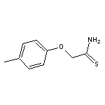 2-(4-methylphenoxy)ethanethioamide