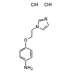 4-[2-(1H-imidazol-1-yl)ethoxy]aniline dihydrochloride