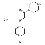 2-(4-chlorophenoxy)-1-(piperazin-1-yl)ethan-1-one hydrochloride