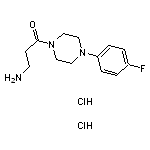 3-amino-1-[4-(4-fluorophenyl)piperazin-1-yl]propan-1-one dihydrochloride