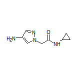 2-(4-Amino-1-pyrazolyl)-N-cyclopropylacetamide