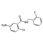 5-amino-2-chloro-N-[(2-fluorophenyl)methyl]benzamide