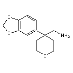 [4-(2H-1,3-benzodioxol-5-yl)oxan-4-yl]methanamine