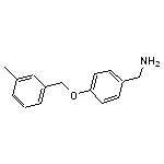 1-{4-[(3-methylbenzyl)oxy]phenyl}methanamine