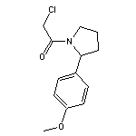 2-chloro-1-[2-(4-methoxyphenyl)pyrrolidin-1-yl]ethan-1-one