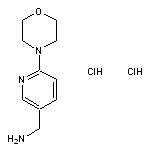 [6-(morpholin-4-yl)pyridin-3-yl]methanamine dihydrochloride