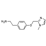 2-{4-[(1-methyl-1H-imidazol-2-yl)methoxy]phenyl}ethan-1-amine