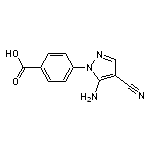 4-(5-amino-4-cyano-1H-pyrazol-1-yl)benzoic acid