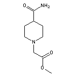 methyl 2-(4-carbamoylpiperidin-1-yl)acetate