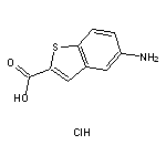 5-amino-1-benzothiophene-2-carboxylic acid hydrochloride