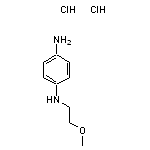 1-N-(2-methoxyethyl)benzene-1,4-diamine dihydrochloride