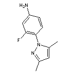 4-(3,5-dimethyl-1H-pyrazol-1-yl)-3-fluoroaniline