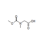 2-[(Methoxycarbonyl)(methyl)amino]acetic Acid