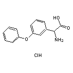 amino(3-phenoxyphenyl)acetic acid hydrochloride