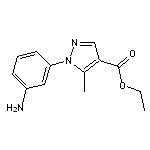 ethyl 1-(3-aminophenyl)-5-methyl-1H-pyrazole-4-carboxylate