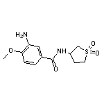 3-amino-N-(1,1-dioxidotetrahydrothien-3-yl)-4-methoxybenzamide