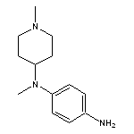 1-N-methyl-1-N-(1-methylpiperidin-4-yl)benzene-1,4-diamine