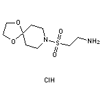 2-(1,4-dioxa-8-azaspiro[4.5]dec-8-ylsulfonyl)ethanamine hydrochloride