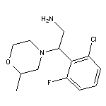 2-(2-chloro-6-fluorophenyl)-2-(2-methylmorpholin-4-yl)ethanamine