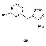 1-(3-bromobenzyl)-1H-pyrazol-5-amine hydrochloride