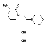 2-amino-3-methyl-N-(2-morpholin-4-ylethyl)pentanamide dihydrochloride