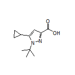 1-(tert-Butyl)-5-cyclopropyl-1H-pyrazole-3-carboxylic Acid