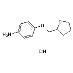 4-(oxolan-2-ylmethoxy)aniline hydrochloride