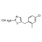 5-[(4-chloro-2-methylphenyl)methyl]-1,3-thiazol-2-amine hydrochloride