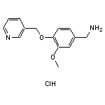 1-[3-methoxy-4-(pyridin-3-ylmethoxy)phenyl]methanamine hydrochloride