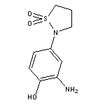 2-(3-amino-4-hydroxyphenyl)-1$l^{6},2-thiazolidine-1,1-dione