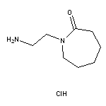 1-(2-aminoethyl)azepan-2-one hydrochloride