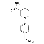 1-[4-(aminomethyl)phenyl]piperidine-3-carboxamide