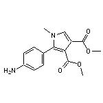 dimethyl 2-(4-aminophenyl)-1-methyl-1H-pyrrole-3,4-dicarboxylate