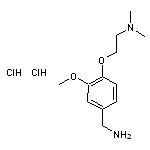 {4-[2-(dimethylamino)ethoxy]-3-methoxyphenyl}methanamine dihydrochloride