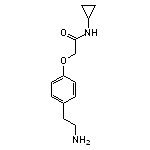 2-[4-(2-aminoethyl)phenoxy]-N-cyclopropylacetamide