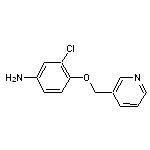 3-chloro-4-(pyridin-3-ylmethoxy)aniline