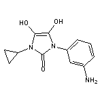 1-(3-aminophenyl)-3-cyclopropyl-4,5-dihydroxy-1,3-dihydro-2H-imidazol-2-one