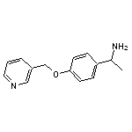 1-[4-(pyridin-3-ylmethoxy)phenyl]ethanamine